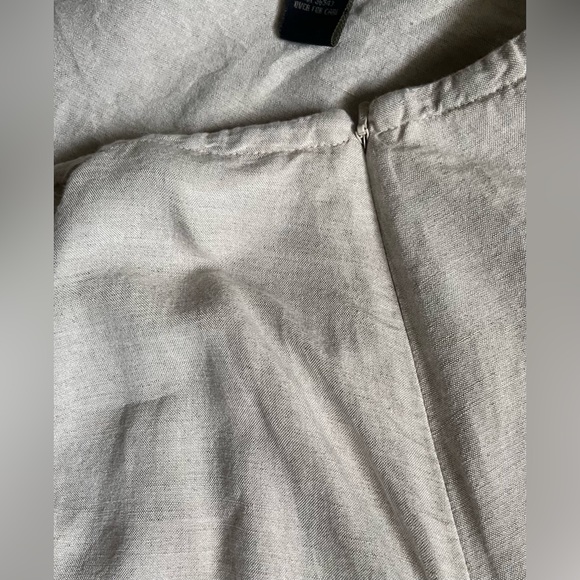 Van Heusen Linen Rose Embroidered Skirt - Picture 5 of 9